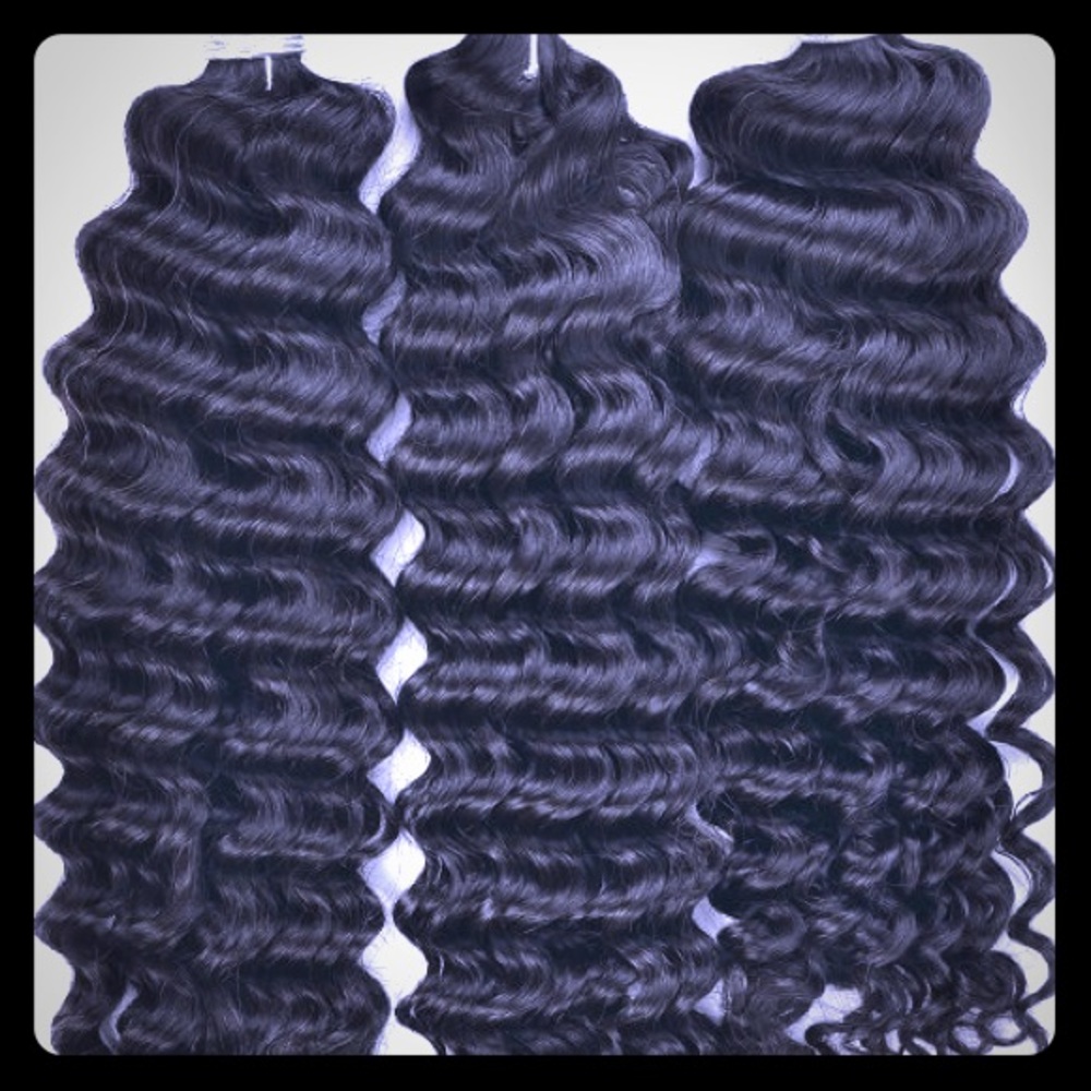 Human hair. Bundle